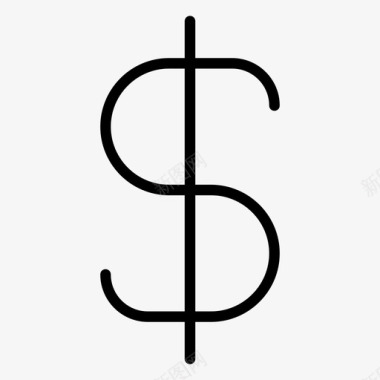 金钱货币美元图标图标