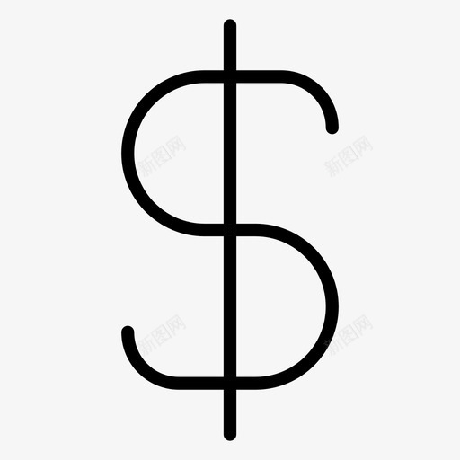 金钱货币美元图标svg_新图网 https://ixintu.com 付款 支出 犯罪概述 美元 货币 金钱