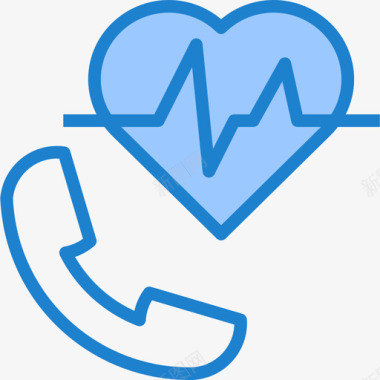 电话卫生保健31蓝色图标图标