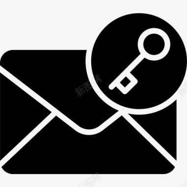 电子邮件网络安全9可靠图标图标