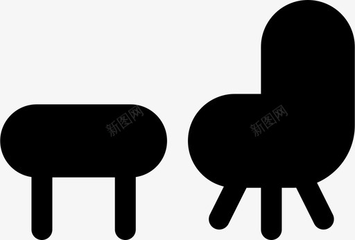 家具椅子客厅图标图标