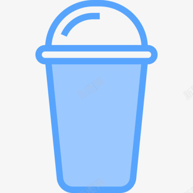 咖啡杯咖啡56蓝色图标图标