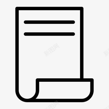纸文件页图标图标