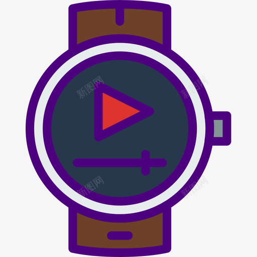智能手表用户界面智能手表4线性颜色图标svg_新图网 https://ixintu.com 手表 智能 用户界面 线性 颜色