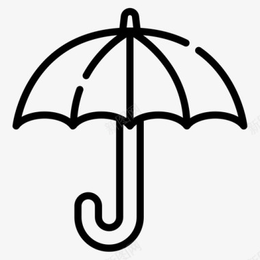 伞冬衣及配件7直线型图标图标