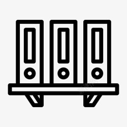 围板箱文件箱家具箱板图标高清图片