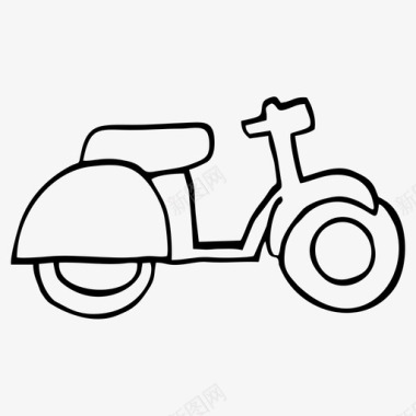 摩托车运输工具车辆图标图标