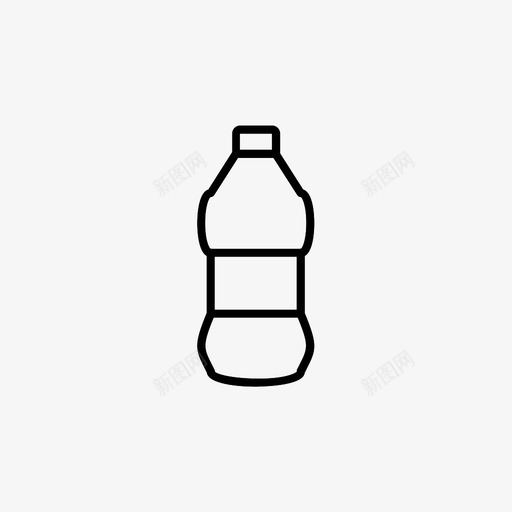 水瓶运动健康图标svg_新图网 https://ixintu.com 健康 水瓶 矿物质 运动