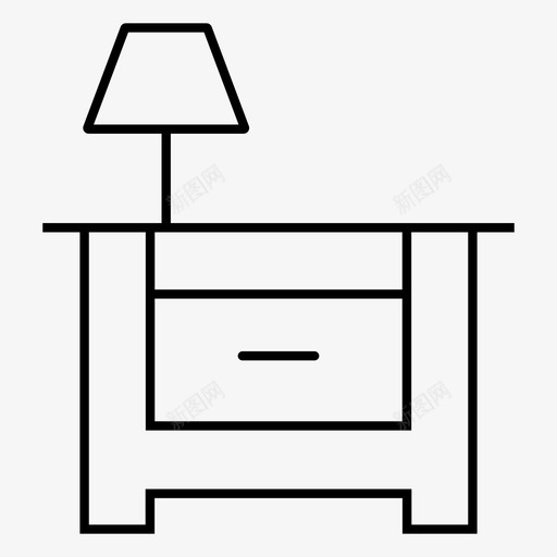 床头柜橱柜装饰图标svg_新图网 https://ixintu.com 家具 家用 床头柜 橱柜 装饰 设备