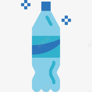 5瓶饮料图标图标