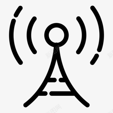 手机塔通讯移动图标图标