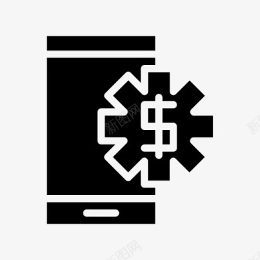 挣手机货币美元图标图标