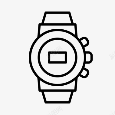 手表配件数字手表图标图标