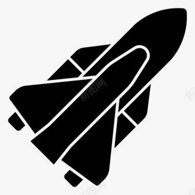 航天飞机火箭科学图标图标