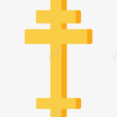十字架希腊神话8扁平图标图标