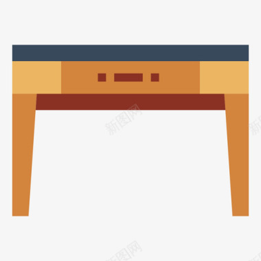 桌子家具112扁平图标图标