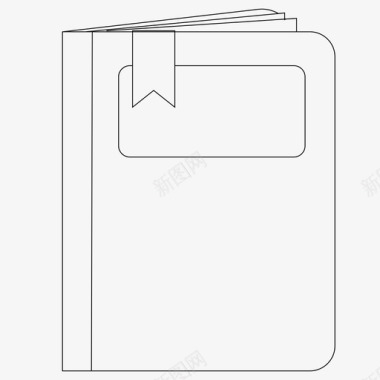 笔记本日记袖珍本图标图标