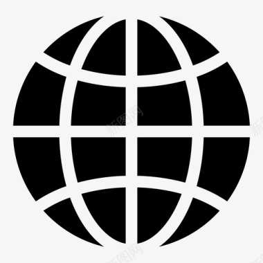 地球全球互联网图标图标