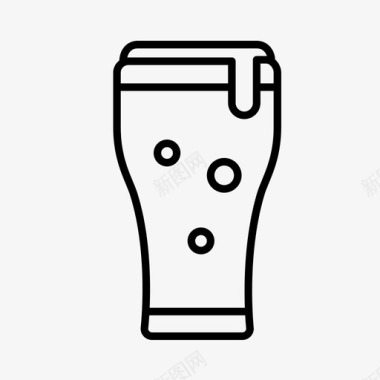 啤酒啤酒杯饮料图标图标