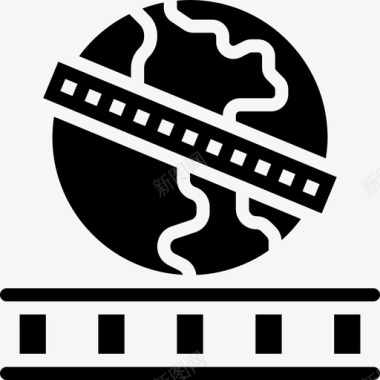 电影美国4字形图标图标