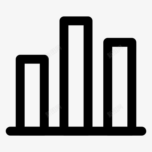 图表分析仪表板图标svg_新图网 https://ixintu.com 业务 仪表板 分析 图表 报表 概要