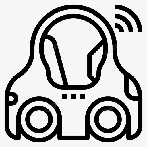 无人驾驶汽车人工智能汽车图标svg_新图网 https://ixintu.com 交通 人工智能 人工智能概述 无人驾驶汽车 汽车