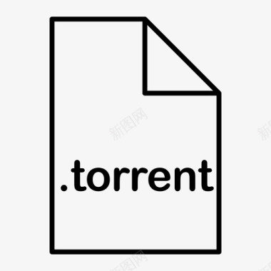 torrent文件格式图标图标