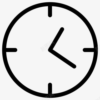 时钟时间联系人图标图标