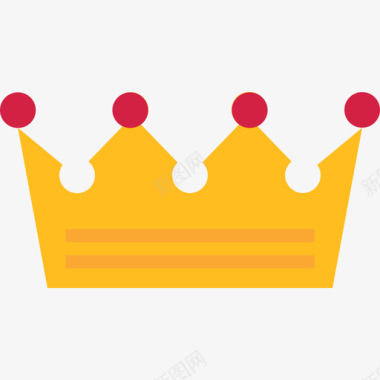 皇冠成功25扁平图标图标