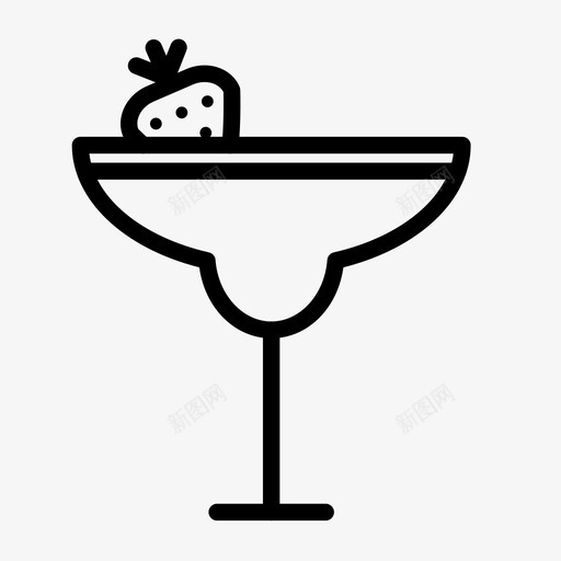 达基里酒吧海滩图标svg_新图网 https://ixintu.com 乐趣 基里 夏日 海滩 草莓 酒吧 饮料