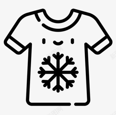 T恤冬装及配件7直线型图标图标