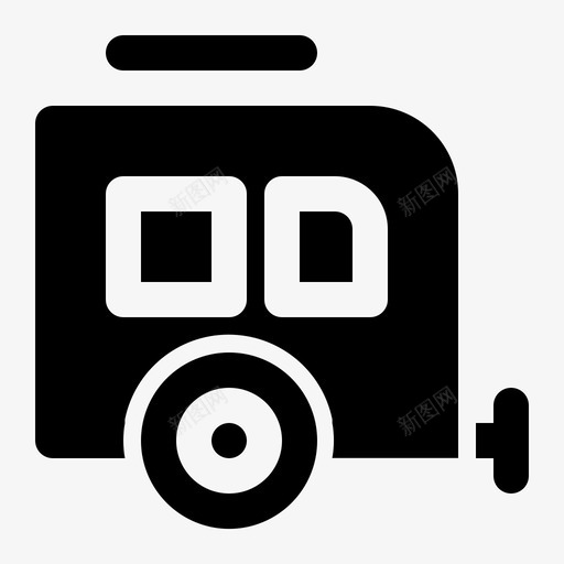 旅行拖车旅游运输图标svg_新图网 https://ixintu.com 旅游 旅行拖车 旅行符号 车辆 运输