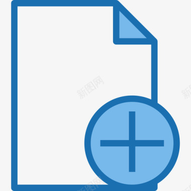 添加文件添加3蓝色图标图标