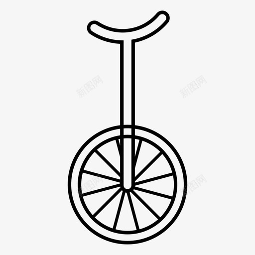 独轮车杂技平衡图标svg_新图网 https://ixintu.com 单轮 平衡 杂技 独轮车 运输 马戏表演