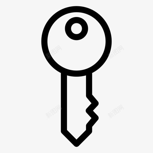 密钥访问登录图标svg_新图网 https://ixintu.com 密码 密钥 打开 登录 管理用户界面介质 访问