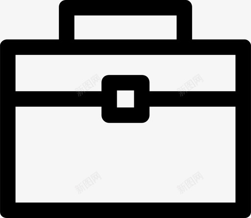 包公文包手提箱图标svg_新图网 https://ixintu.com 公文包 包 工作 手提箱
