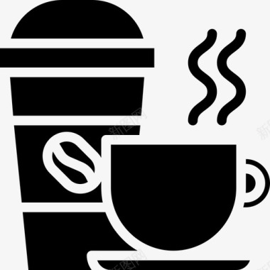咖啡咖啡店75满图标图标