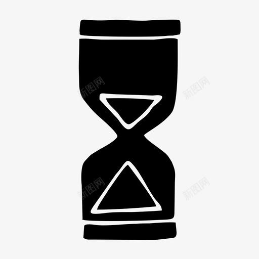 时钟持续时间时间管理图标svg_新图网 https://ixintu.com 图标 字形 持续时间 时钟 时间段 时间管理 计时器