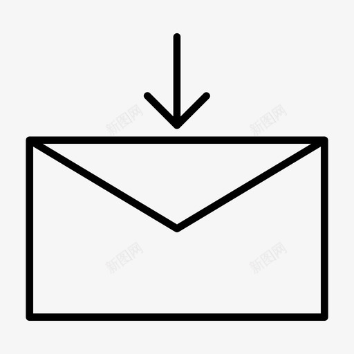 接收邮件信封信件图标svg_新图网 https://ixintu.com 信件 信封 工具大纲1 接收邮件 机密 消息
