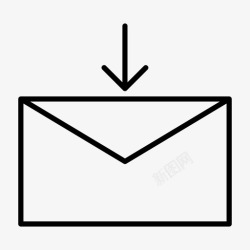 机密工具接收邮件信封信件图标高清图片