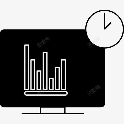 分析货币估计图标svg_新图网 https://ixintu.com 估计 分析 研究 货币 预测