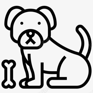 狗动物哺乳动物图标图标