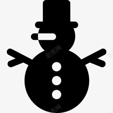 圣诞雪人图标图标