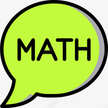 数学数学4线颜色图标图标