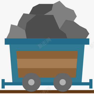 煤炭工业47持平图标图标