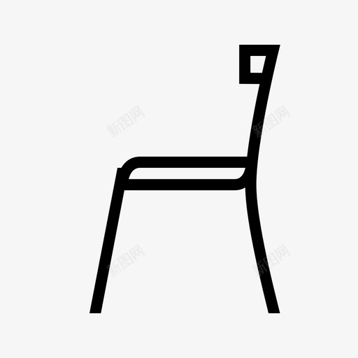 椅子咖啡厅室内极简主义图标svg_新图网 https://ixintu.com 室内 极简主义 桌椅装饰 椅子咖啡厅 现代