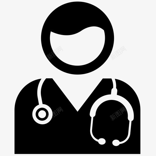 医生助理医疗卫生图标svg_新图网 https://ixintu.com 助理 医生 医疗卫生 听诊器 怀孕