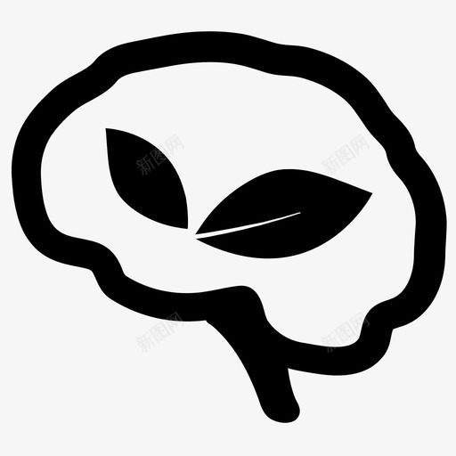 心理成长大脑发展图标svg_新图网 https://ixintu.com 发展 大脑 心理 心理学 成长 教育 记忆