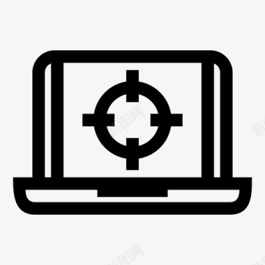 笔记本电脑游戏娱乐图标图标