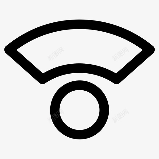 校准信号跟踪图标svg_新图网 https://ixintu.com wifi 信号 无线 校准 网络 跟踪